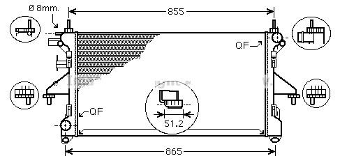 FIAT GROUP - RADIATEUR - 1362917080