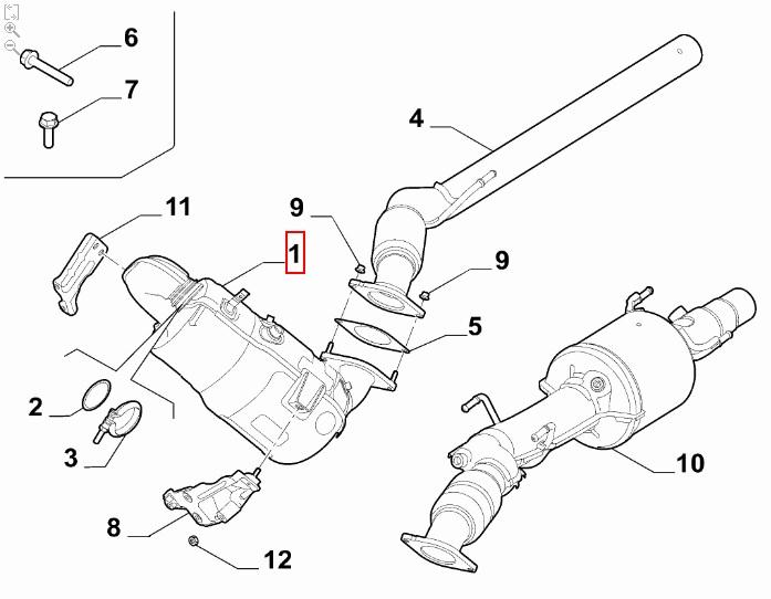 FIAT GROUP - 1379586080 - KATALYSATOR