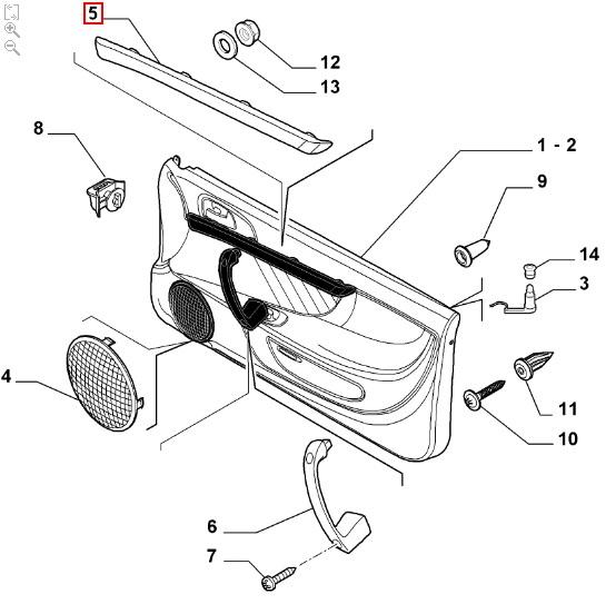 FIAT GROUP - MOULURE - 156073778