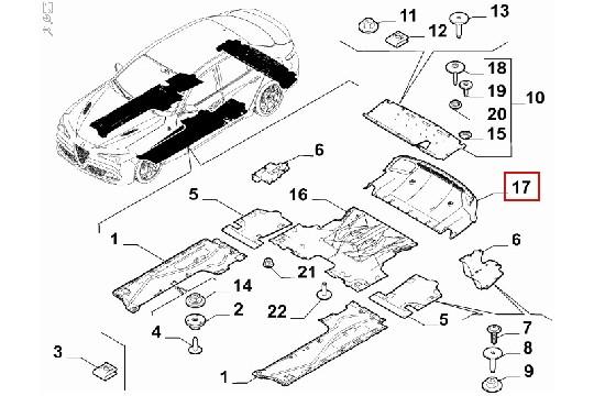 FIAT GROUP - PARE-CHOCS ARR. - 156142616