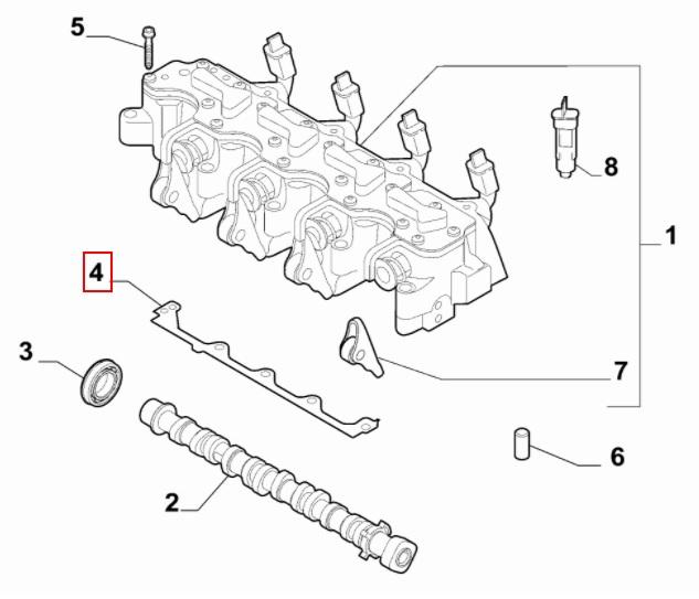 FIAT GROUP - SEALING GASKET - 50051526
