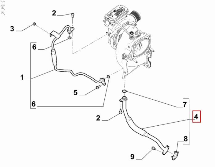 FIAT GROUP - TUYAU FLEXIBLE - 50056067
