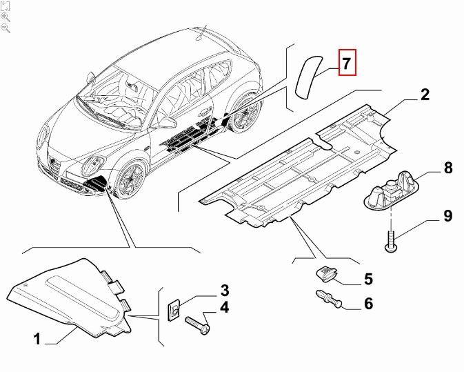 FIAT GROUP - ADHESIV RIGHT - 50520017