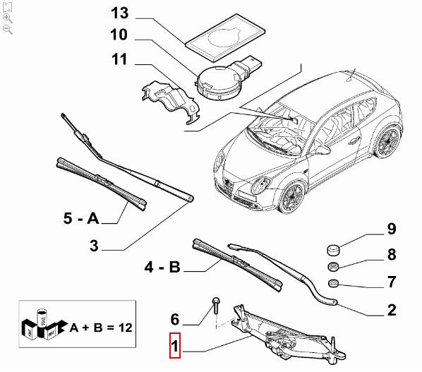 FIAT GROUP - 50545277 - SCHEIBENWISCHER