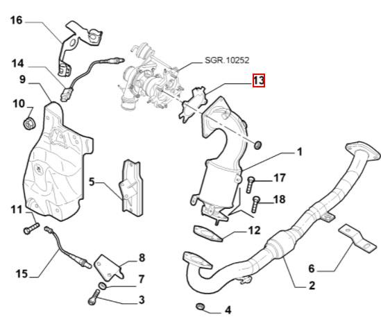undefined FIAT GROUP - GASKET - 51814387 