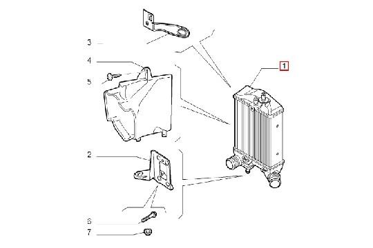 FIAT GROUP - HEAT EXCHANGER - 51819186