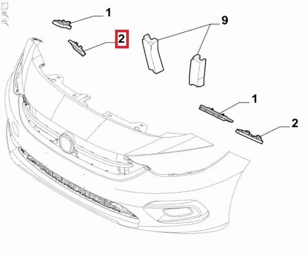undefined FIAT GROUP - BRACKET - 51984512 