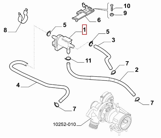 undefined FIAT GROUP - ELECTRIC VALVE - 55212397 