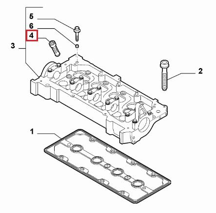 undefined FIAT GROUP - OLIEFILTER/DEKSEL ZEEFJE MULTIAIR KOP ORIGINEEL - 55238665 