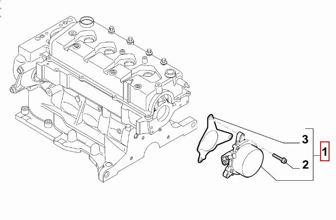 undefined FIAT GROUP - POMPE À VIDE - 55270032 