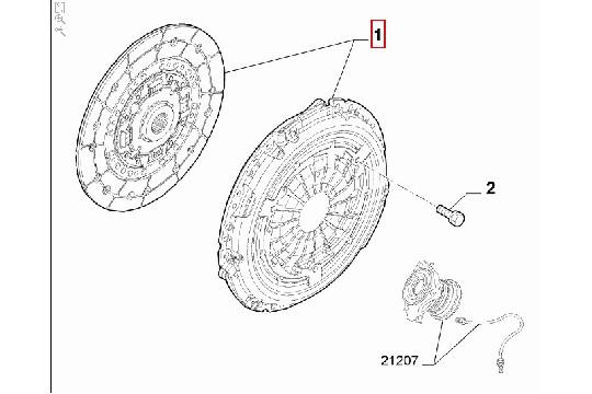 FIAT GROUP - KIT D'EMBRAYAGE - 55273832