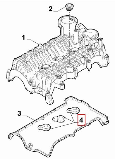undefined FIAT GROUP - SEALING GASKET - 6000628644 