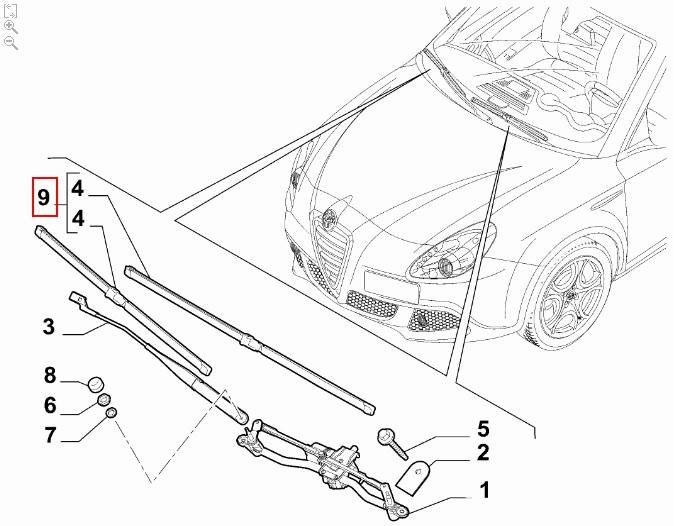 FIAT GROUP - 6000633360 - WISCHERBLATT