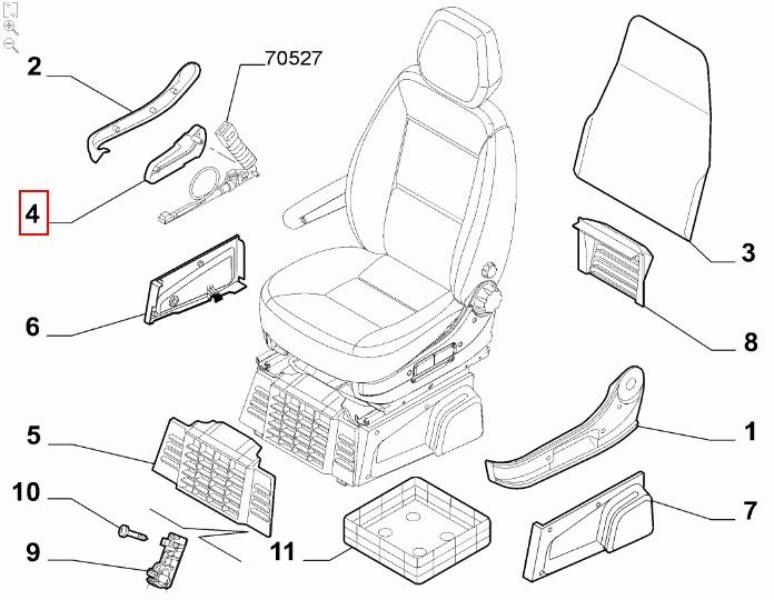 undefined FIAT GROUP - COVERING - 60911485 
