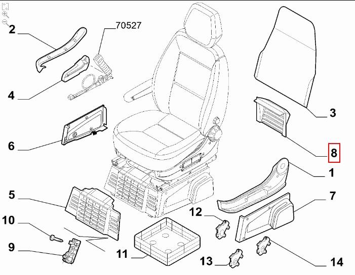 undefined FIAT GROUP - REVETEMENT - 60911739 