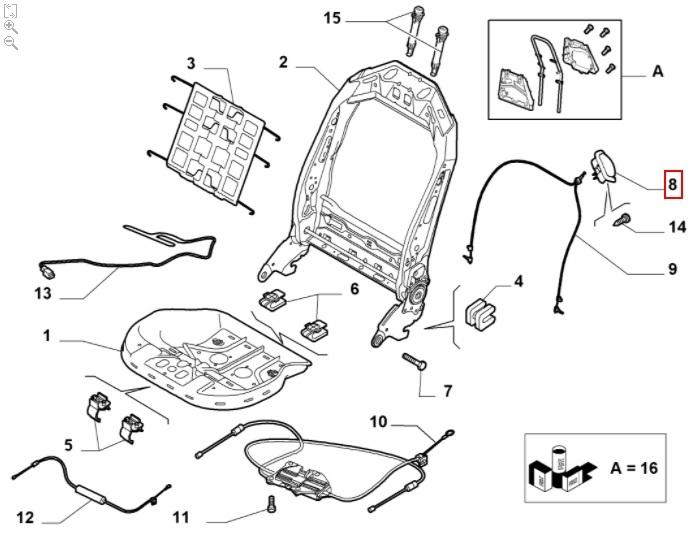 undefined FIAT GROUP - HANDLE - 71752326 