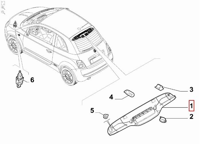 FIAT GROUP - TAIL LAMP - 735713250