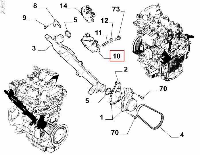 PSA - 9814099080 - KÜHLPUMPE TURBO