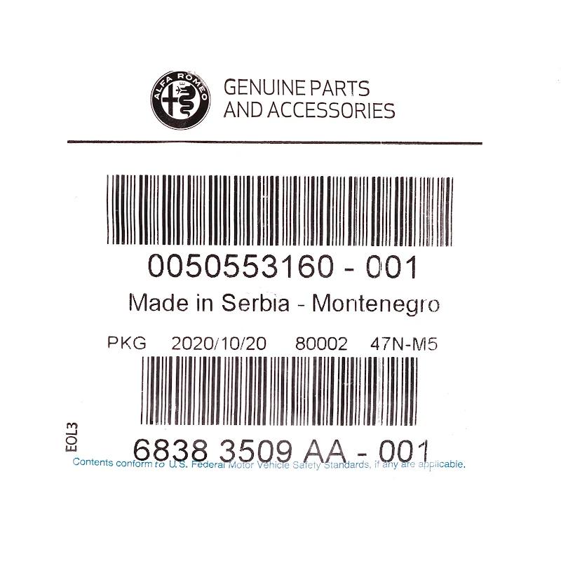 Front FIAT GROUP - RUBBERTJE - 50557576 