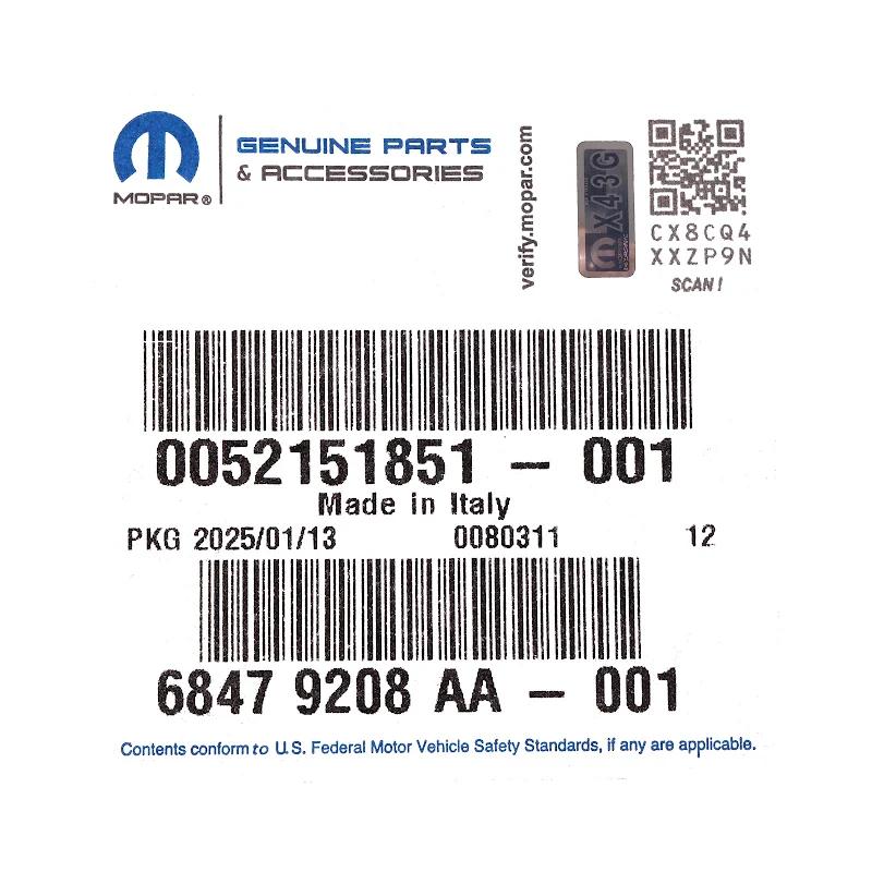 Front FIAT GROUP - AILE - 52151851