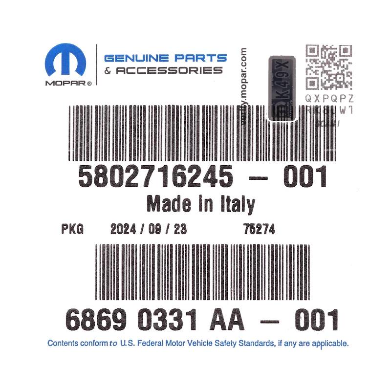 Front FIAT GROUP - 5802716245 - FIXED TIGHTENER