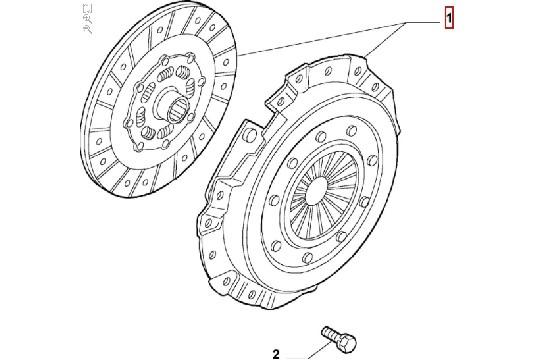 FIAT GROUP - KIT CLUTCH - 46335617
