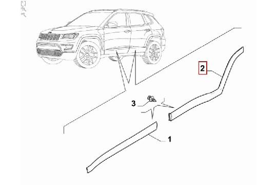 FIAT GROUP - MOULURE - 60946861