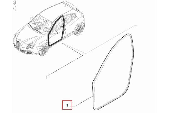 FIAT GROUP - 50521531 - PROFILGUMMI