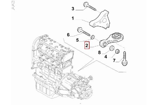 FIAT GROUP - SPOORSTANG - 50521924