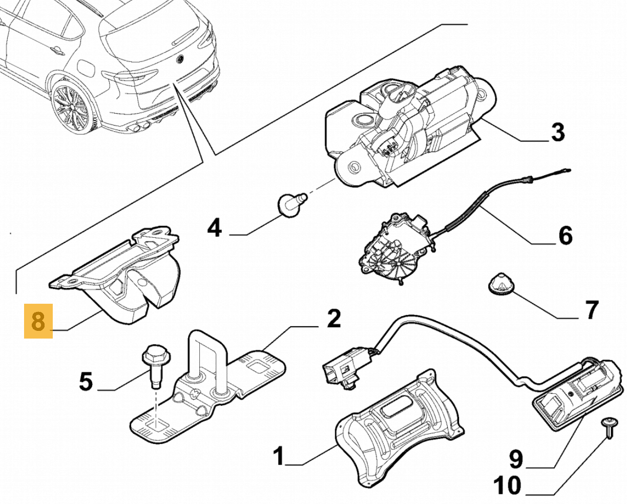 FIAT GROUP - BESCHERMPLAAT - 156130460