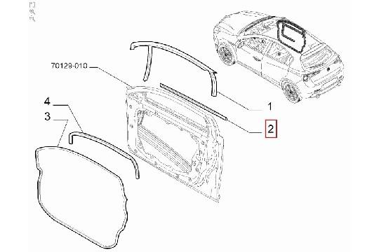 undefined FIAT GROUP - SEALING GASKET - 50511612 