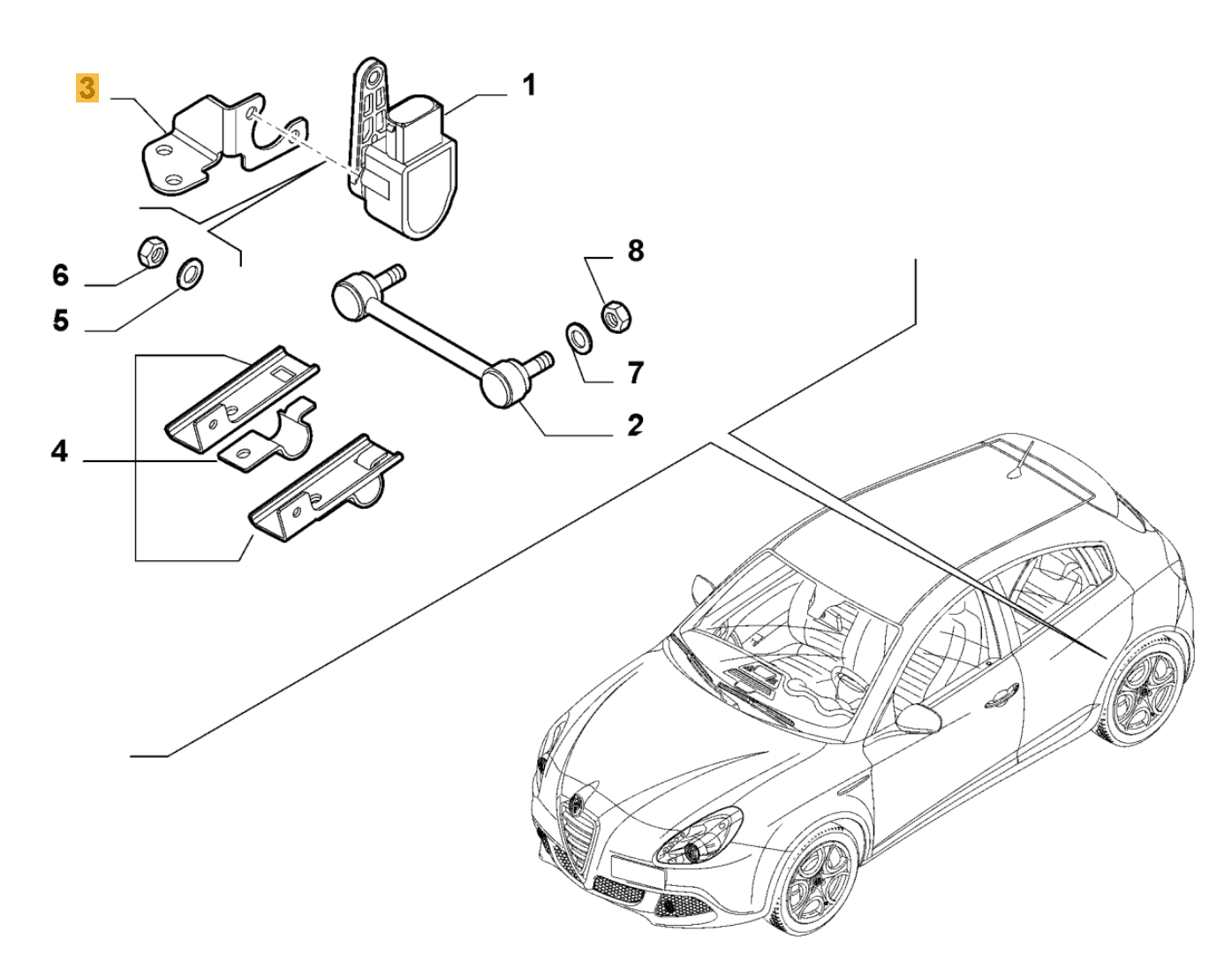 undefined FIAT GROUP - BRACKET - 50516492 