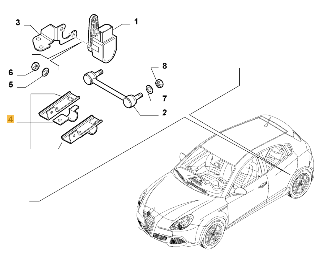 undefined FIAT GROUP - BRACKET - 50518518 