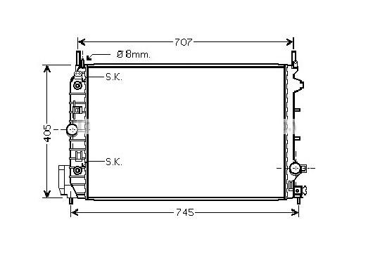 FIAT GROUP - RADIATEUR - 51770420