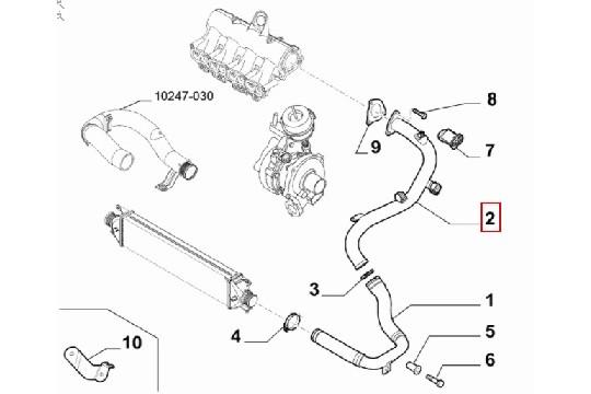 FIAT GROUP - TUYAU RIGIDE - 51901754
