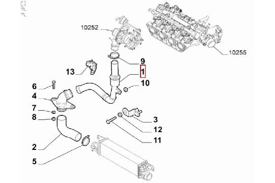 undefined FIAT GROUP - FLEXIBEL KOPPELSTUK - 50520795 