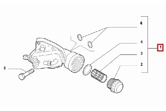 undefined FIAT GROUP - ECHANGEUR DE TEM - 55225698 