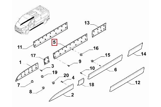 FIAT GROUP - 6000617422 - VERKLEIDUNG