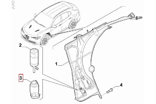 undefined FIAT GROUP - RUITENSPROEIERPOMP STELVIO - 6000626460 