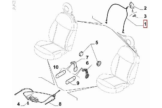 undefined FIAT GROUP - CABLE COMPLETE - 71749274 