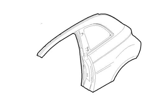 FIAT GROUP - REAR MUDGUARD FEND - 71754028