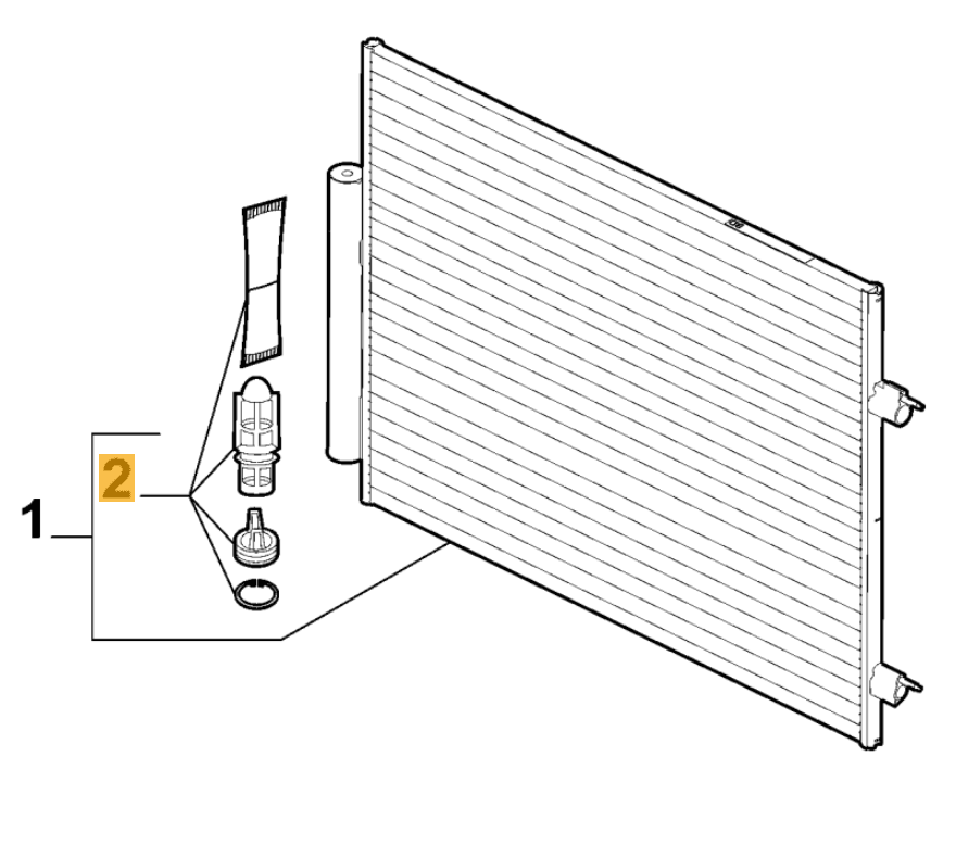 undefined FIAT GROUP - Airconditioning droger Alfa Romeo KIT - 71778801 