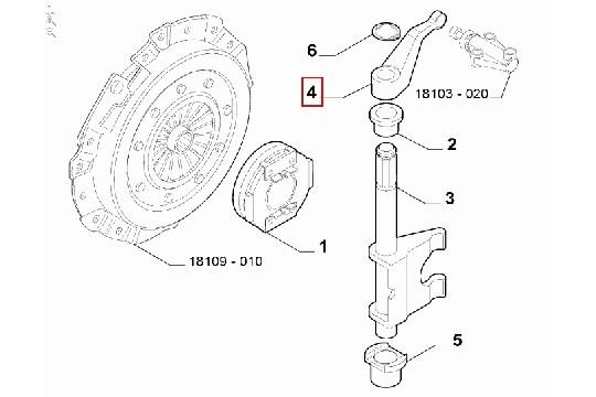FIAT GROUP - LEVER - 73501671