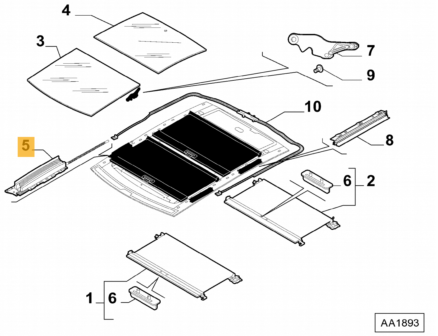 FIAT GROUP - MECHANISM WITH CABLE LEFT ORIGINAL - 77365362