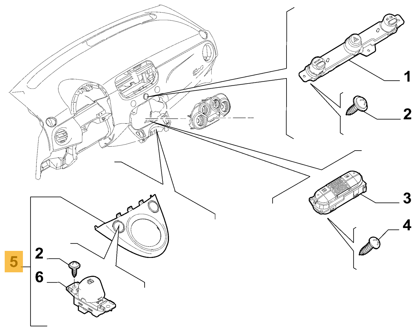 FIAT GROUP - ORNAMENT - 735642841