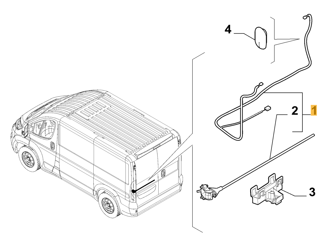 FIAT GROUP - CABLES ASSEMBLE - 1395818080
